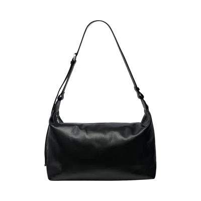 Pre-owned Marine Serre Smooth Leather Messenger Bag 'black' | Men's Size Onesize