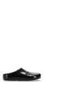 Shop Marine Serre Smooth Leather Ms Slip