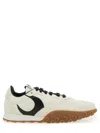 Marine Serre Crescent Moon Suede Panel Sneakers