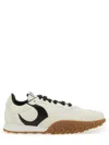 Marine Serre Crescent Moon Suede Panel Sneakers