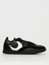 Marine Serre Metal Free Leather Low-top Sneakers In ブラック