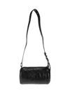 Marine Serre Leather Bag In Black