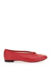 Marine Serre Red Repetto Edition Lilouh Soft Nappa Ballerina Flats In Red