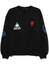 Marine Serre Souvenir Sweatshirt In Black