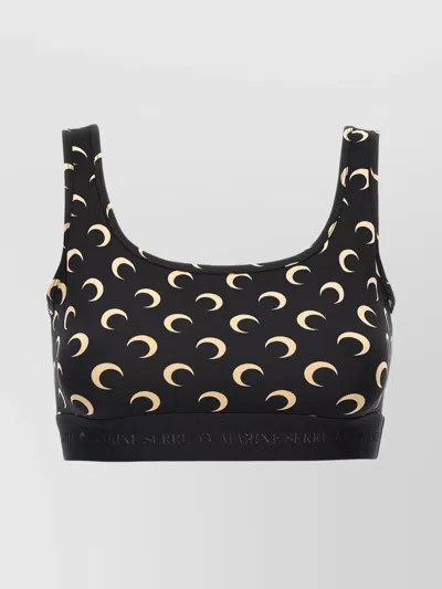 MARINE SERRE SPORTY TOP FEATURING MOON DESIGN