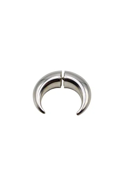 Marine Serre Stud Mono Earring Accessories In Grey