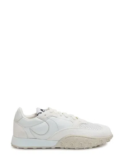 Marine Serre Suede Leath Ms Rise In White