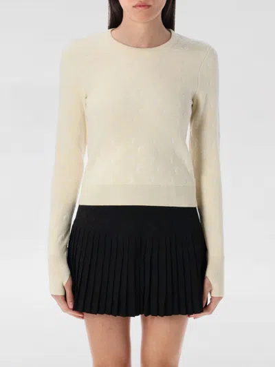 MARINE SERRE SWEATER MARINE SERRE WOMAN COLOR BEIGE,G58782022