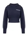 Marine Serre Sweater With Logo In Navy
