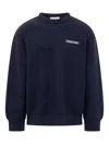Marine Serre Jersey With Logo In Navy