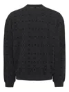 Marine Serre Sweaters In Black