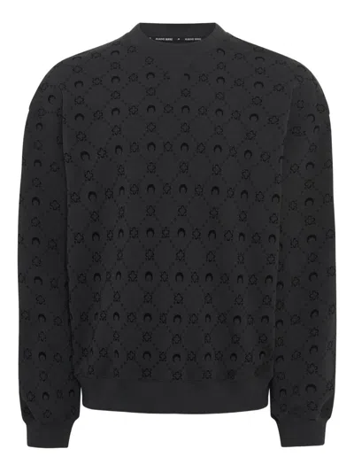 Marine Serre Sweaters In Black