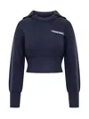 Marine Serre Sweater With Logo In Blue
