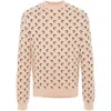 Marine Serre Sweater In Neutrals/black