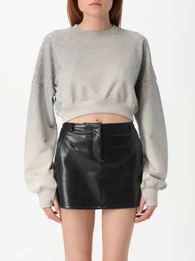 MARINE SERRE SWEATSHIRT MARINE SERRE WOMAN COLOR GREY,G94989020