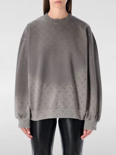 MARINE SERRE SWEATSHIRT MARINE SERRE WOMAN COLOR GREY,H50952020
