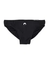 Marine Serre Medium-waist Swimwear Jersey Brief In Black