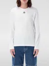 Marine Serre Basic Moon Cotton T-shirt In 白色