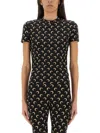 Marine Serre T-shirt Moon In Black