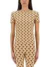 Marine Serre T-shirt Moon In Nude