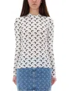 Marine Serre Moon Round Neckline Top In Multi