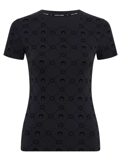 Marine Serre T-shirt Woman In Black
