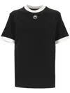 Marine Serre Crescent Moon-embroidered T-shirt In Black