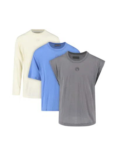 Marine Serre T-shirts And Polos In Multi