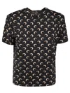 Marine Serre T-shirts In Black
