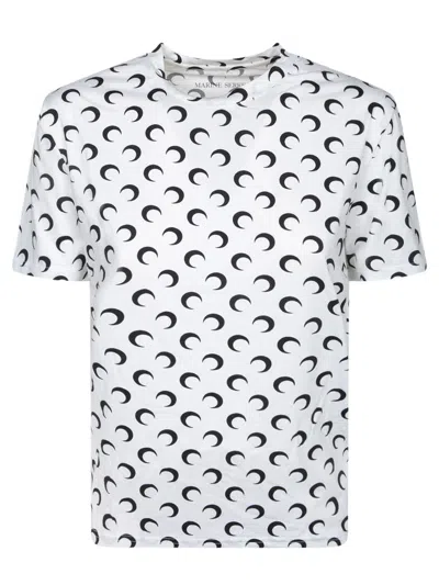 Marine Serre T-shirts In White