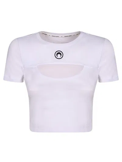Marine Serre T-shirts In White