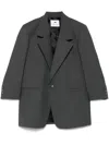 Marine Serre Tailored Blazer In Grey