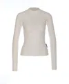 Marine Serre Recycled Mesh Flock Second Skin Highneck Top