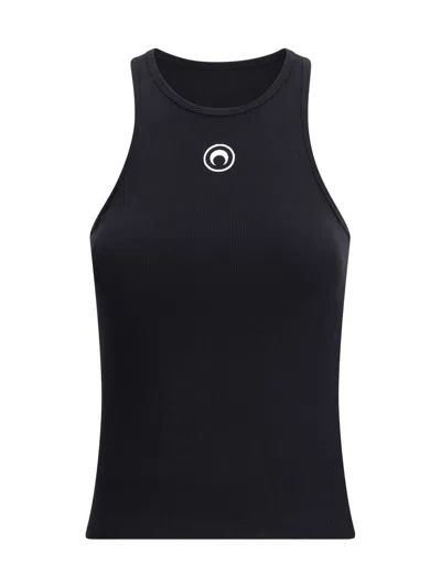 Marine Serre Top In Black