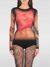 Marine Serre Top E Bluse  Donna Colore Beige In Black