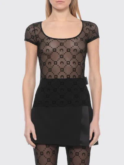 Marine Serre T-shirt Woman  In Black