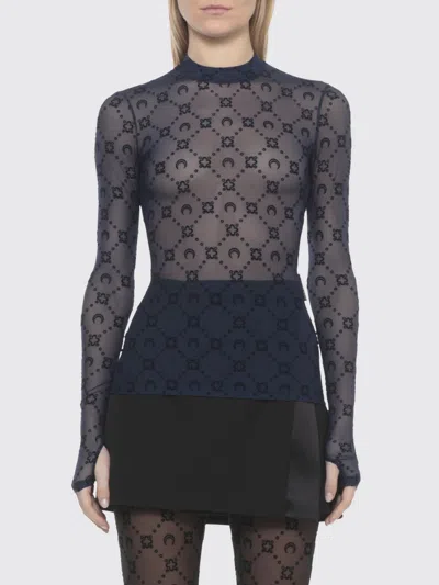 Marine Serre トップス  レディース カラー ブルー In Blue