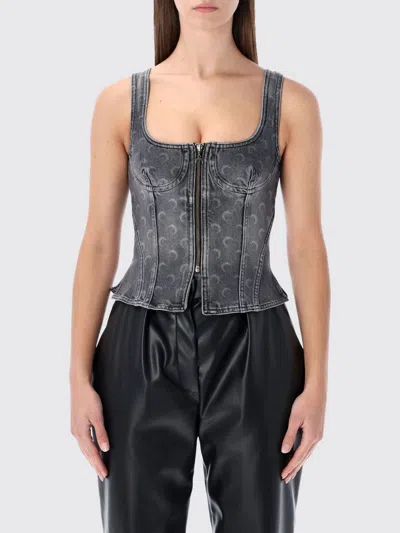 Marine Serre Top  Woman Color Grey In Gray