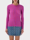 Marine Serre Second Skin Leggings Moon In Violett