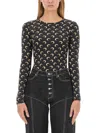 Marine Serre Top Moon In Black