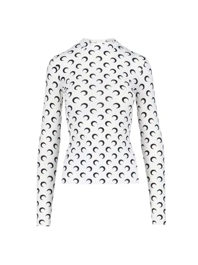Marine Serre Top "moon" In Multi