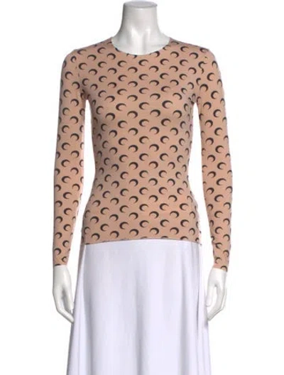Pre-owned Marine Serre Top In Pink