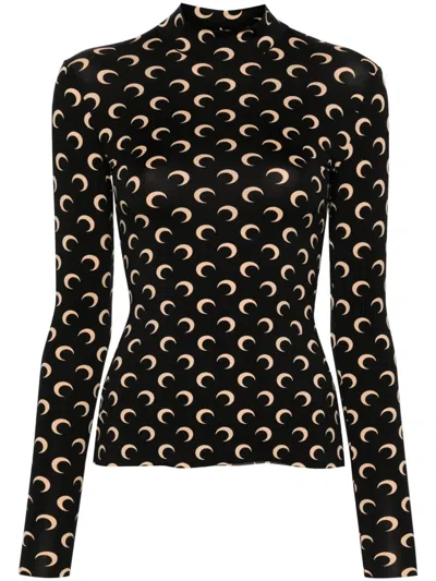 Marine Serre Top Top  In Black