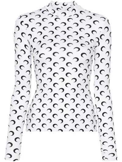 Marine Serre Top In White