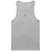 Marine Serre Crescent Moon Embroidered Tank Top In Gray