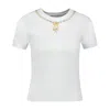 Marine Serre Trompe L'oeil Jewelry T-shirt In White