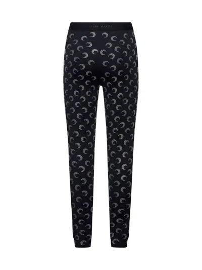 Marine Serre Moon Embellished Skinny In Black Strass