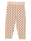 Marine Serre Crescent Moon-print Shorts In Neutral