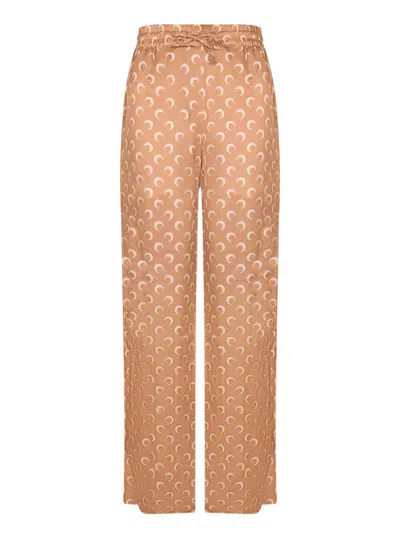 Marine Serre Trousers In Neutral