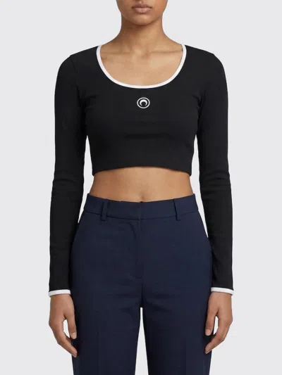 Marine Serre Tシャツ  レディース カラー ブラック In Black